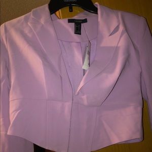 Forever 21 cropped blazer corset